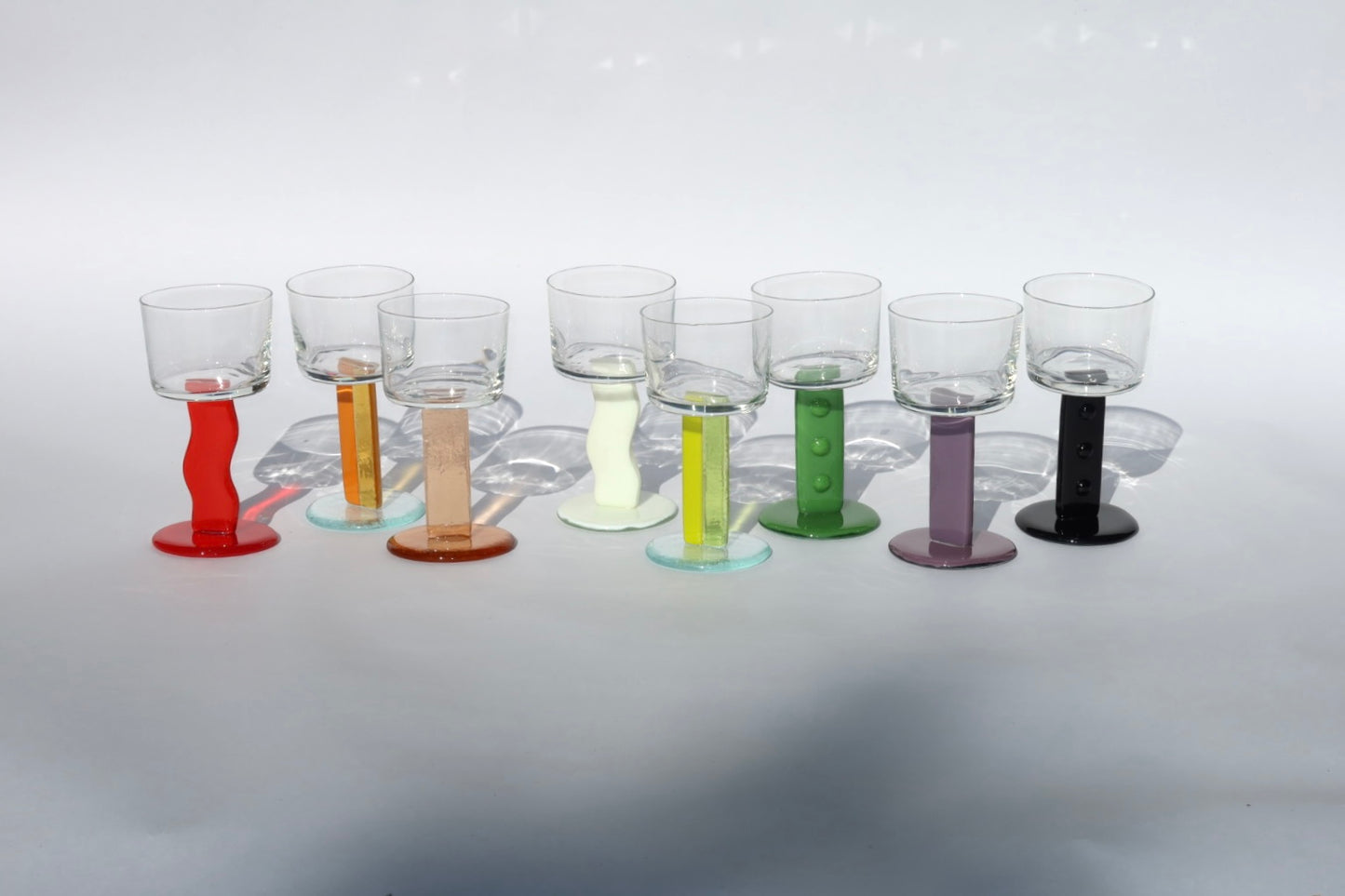 Wavy Stem Glass | Red