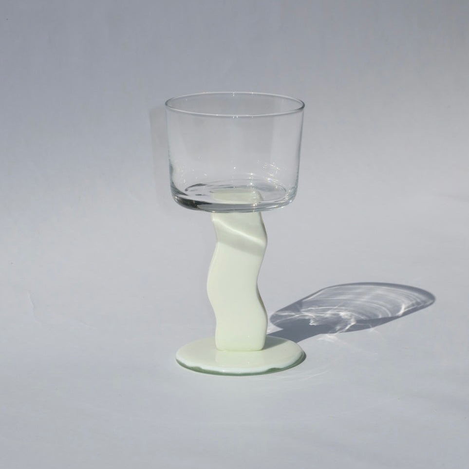 Wavy Stem Glass | Vanilla