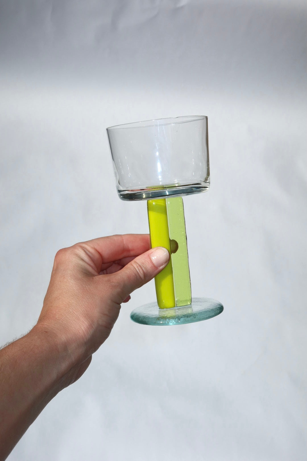 Chunky Stripe Glass | Green