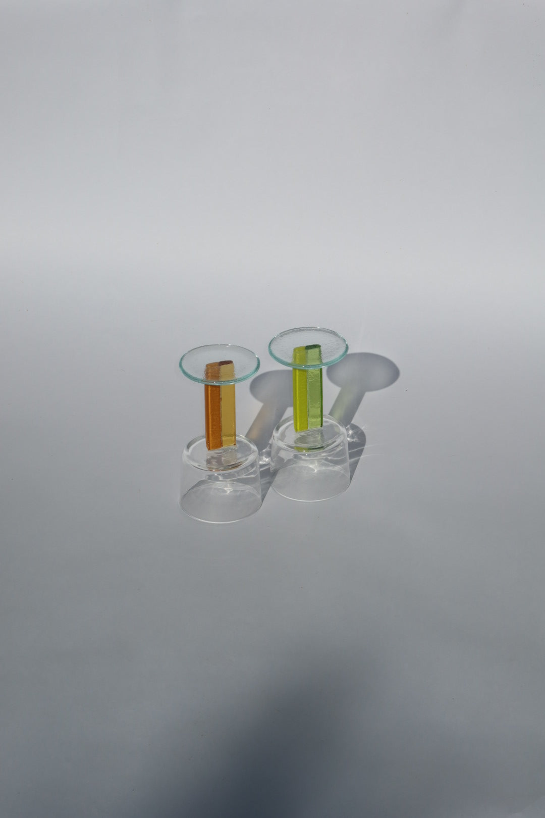 Chunky Stripe Glass | Orange