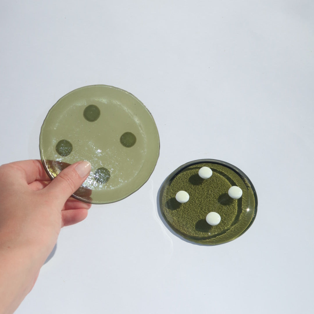 Dot Coasters | Sage & Vanilla